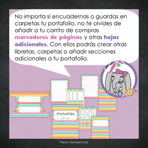 Portafolio Homeschooler 2025–2026 – Chevron (Digital SOLAMENTE)
