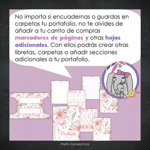 Portafolio Homeschooler 2025–2026 – Coquette (Digital SOLAMENTE)