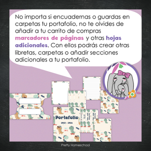 Portafolio Homeschooler 2025–2026 – Dinosaurios (Digital SOLAMENTE)
