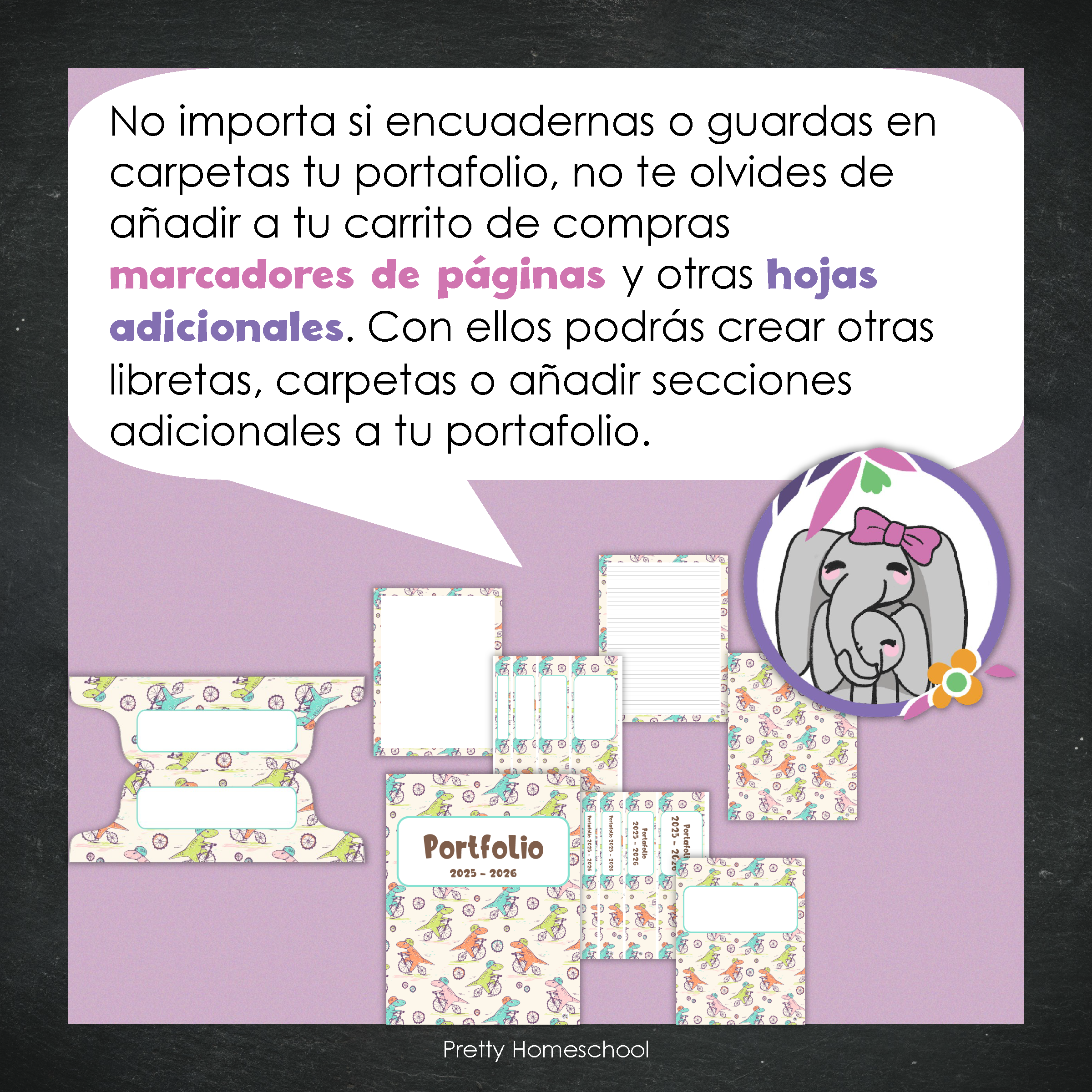 Portafolio Homeschooler 2025–2026 – Dinosaurios (Digital SOLAMENTE)