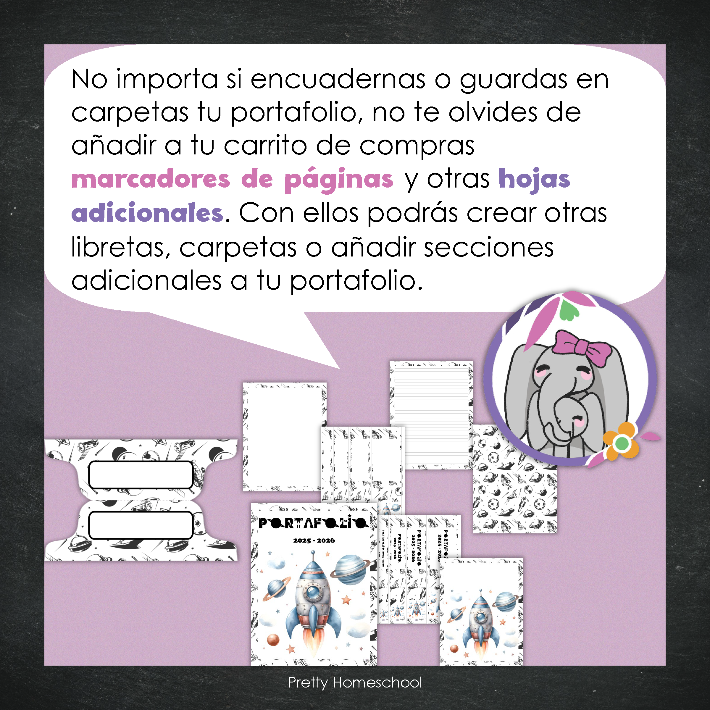 Portafolio Homeschooler 2025–2026 – Espacio (Digital SOLAMENTE)