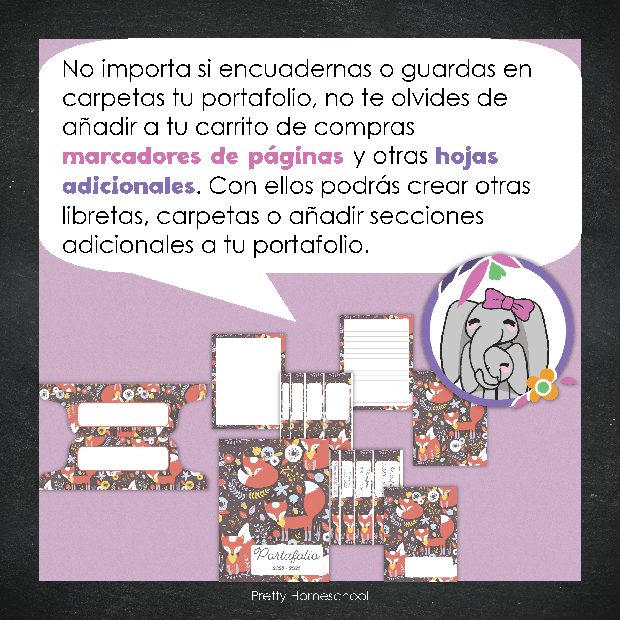 Portafolio Homeschooler 2025 – 2026 - Fox - Impreso