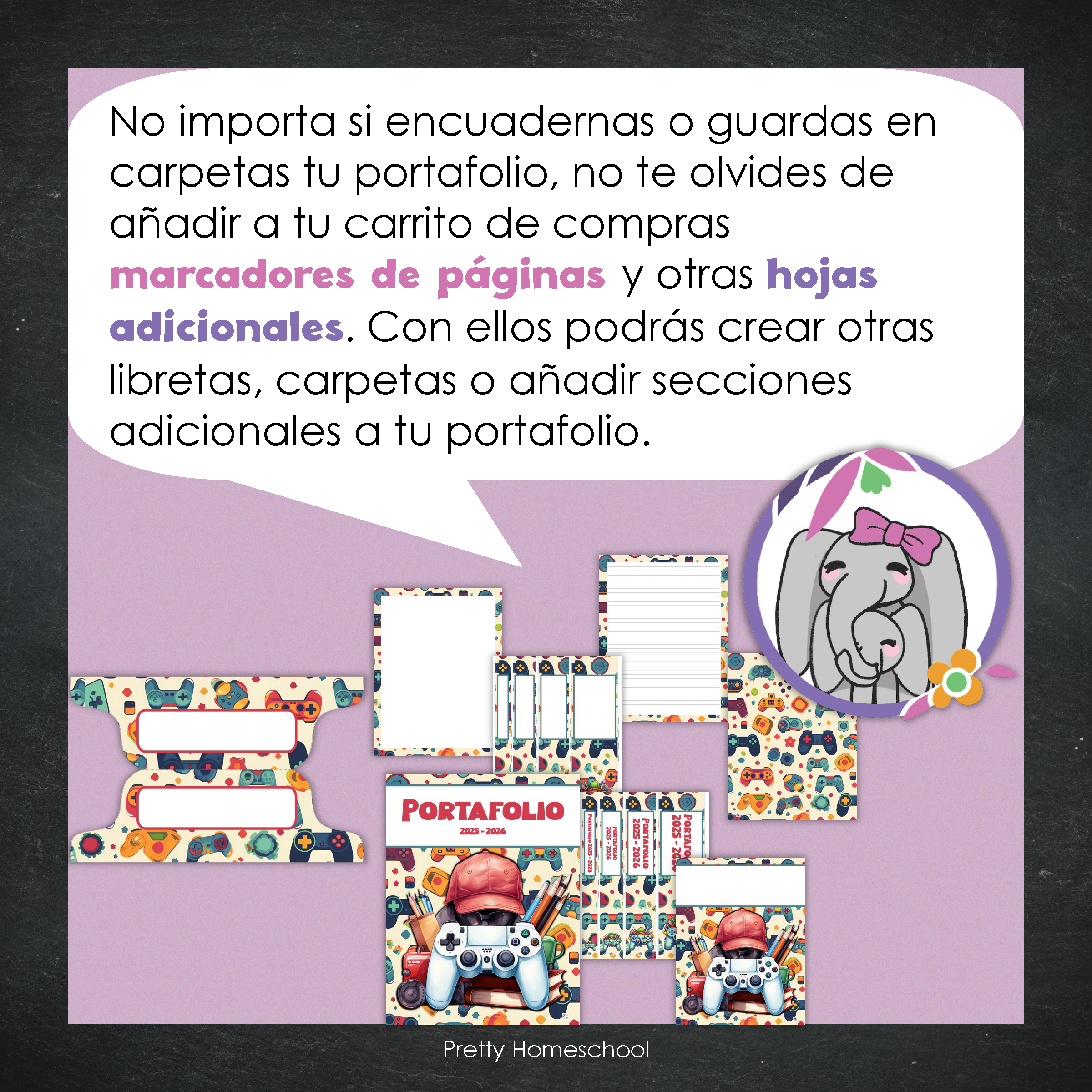 Portafolio Homeschooler 2025–2026 – Gamer School (Digital SOLAMENTE)