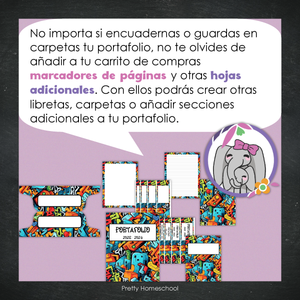 Portafolio Homeschooler 2025–2026 – Graffiti (Digital SOLAMENTE)
