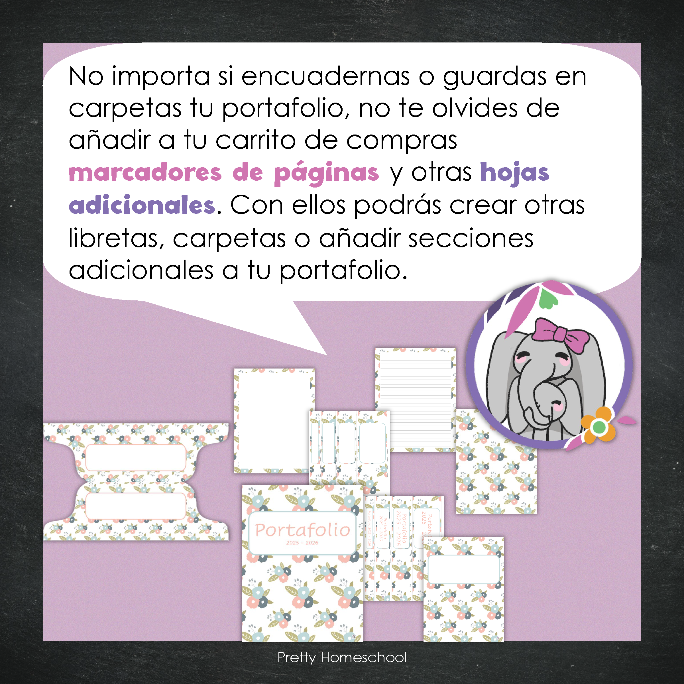 Portafolio Homeschooler 2025–2026 – Pastel (Digital SOLAMENTE)