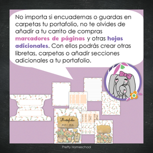 Portafolio Homeschooler 2025–2026 – Pink Flowers (Digital SOLAMENTE)