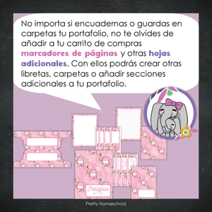 Portafolio Homeschooler 2025–2026 – Pink School (Digital SOLAMENTE)