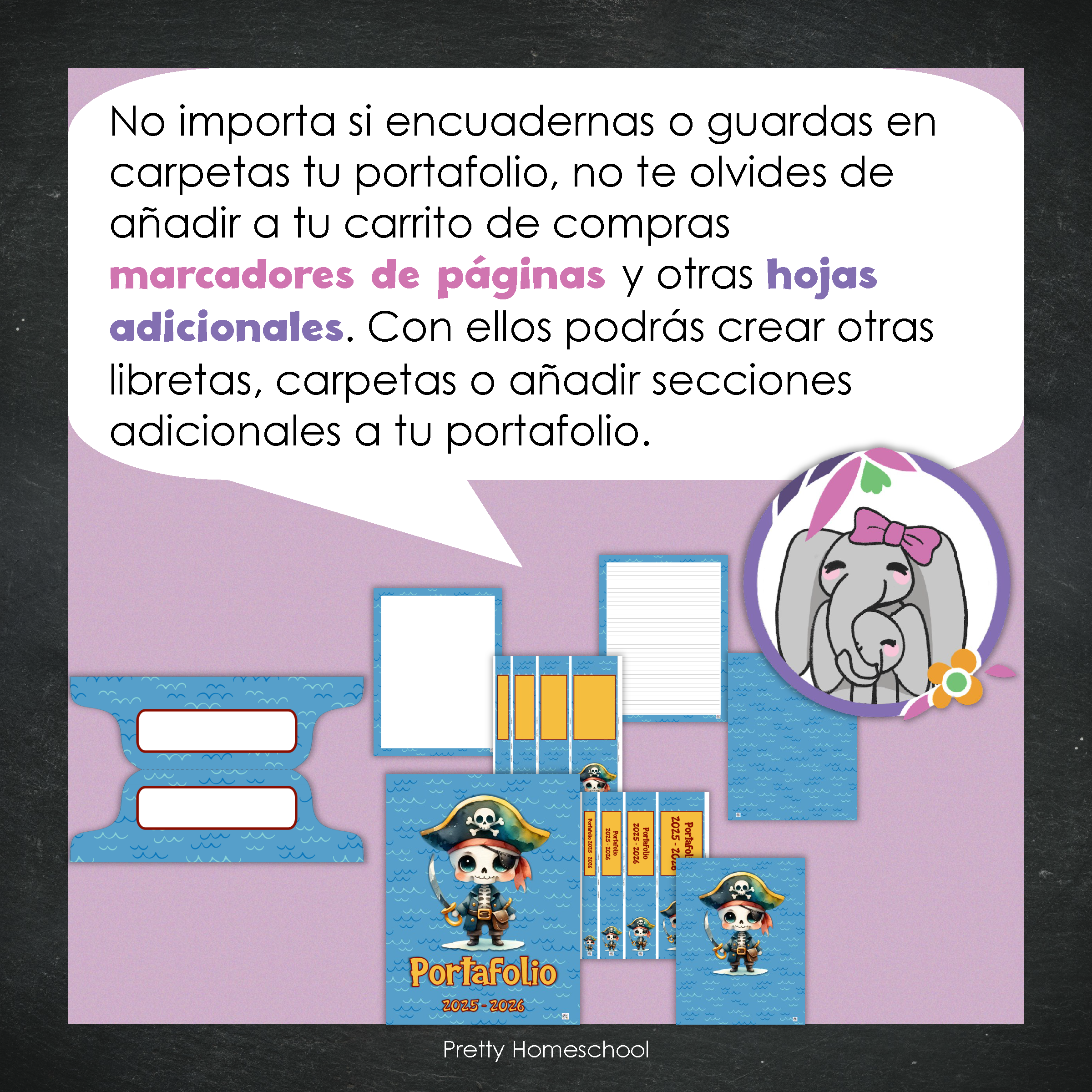 Portafolio Homeschooler 2025–2026 – Piratas (Digital SOLAMENTE)