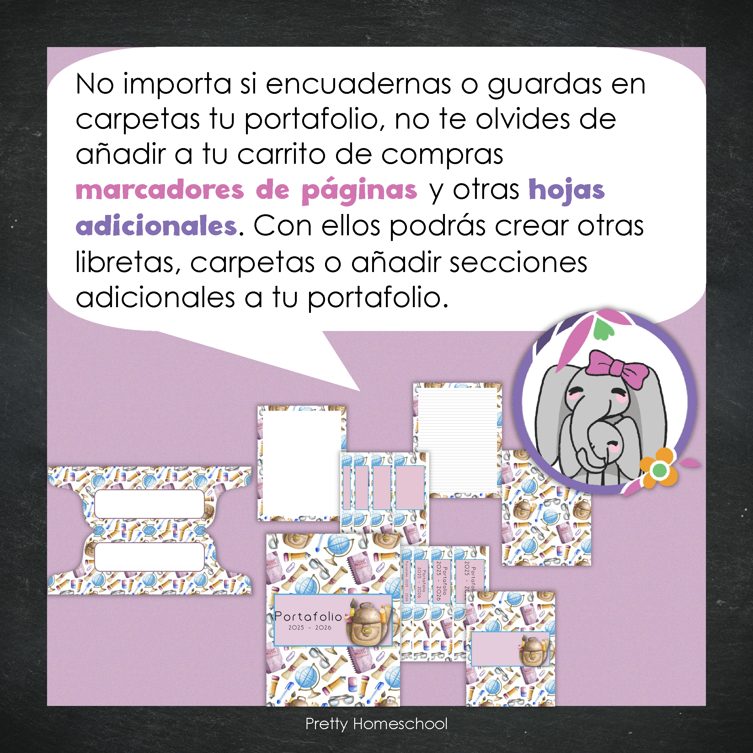 Portafolio Homeschooler 2025–2026 – Purple School (Digital SOLAMENTE)