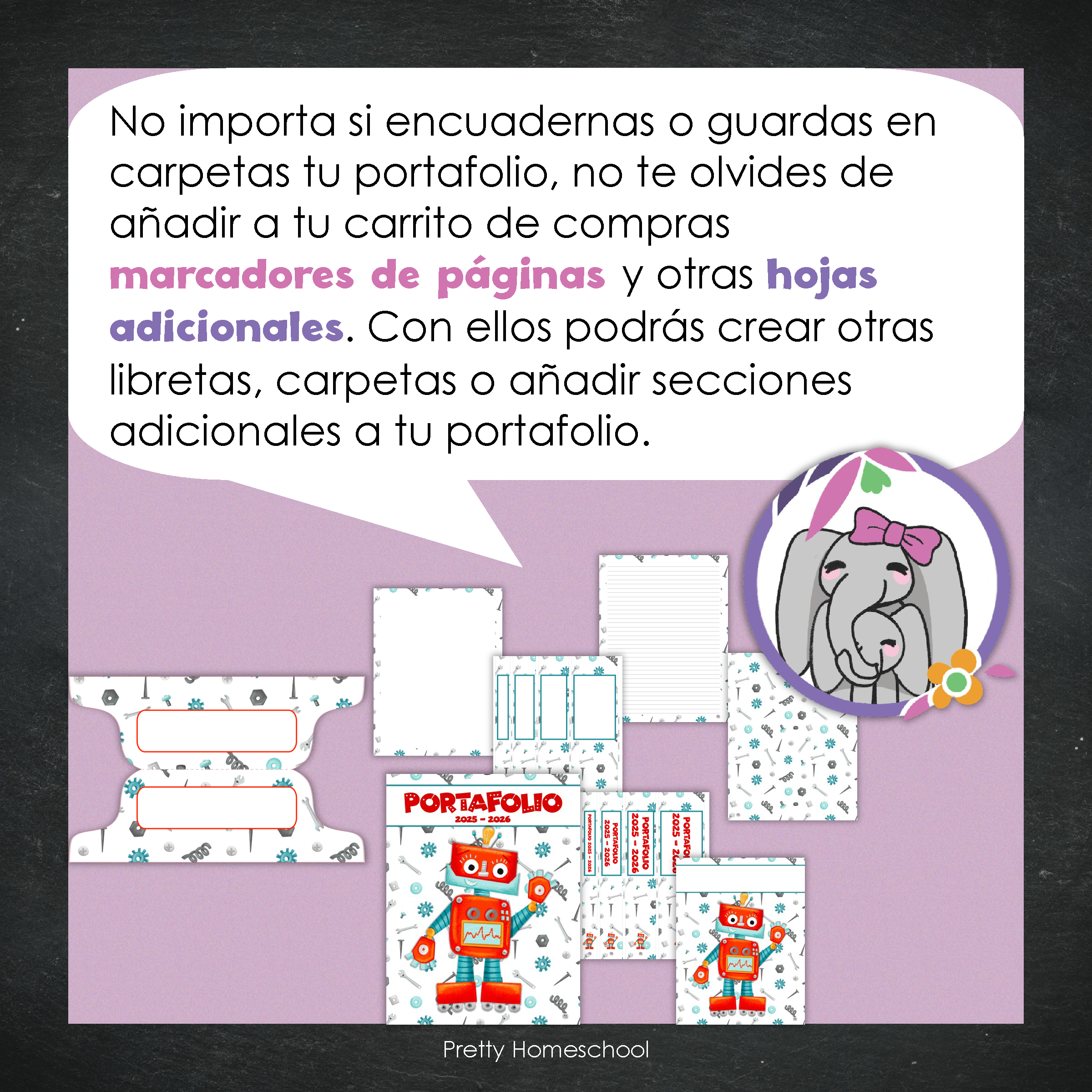Portafolio Homeschooler 2025–2026 – Robots (Digital SOLAMENTE)