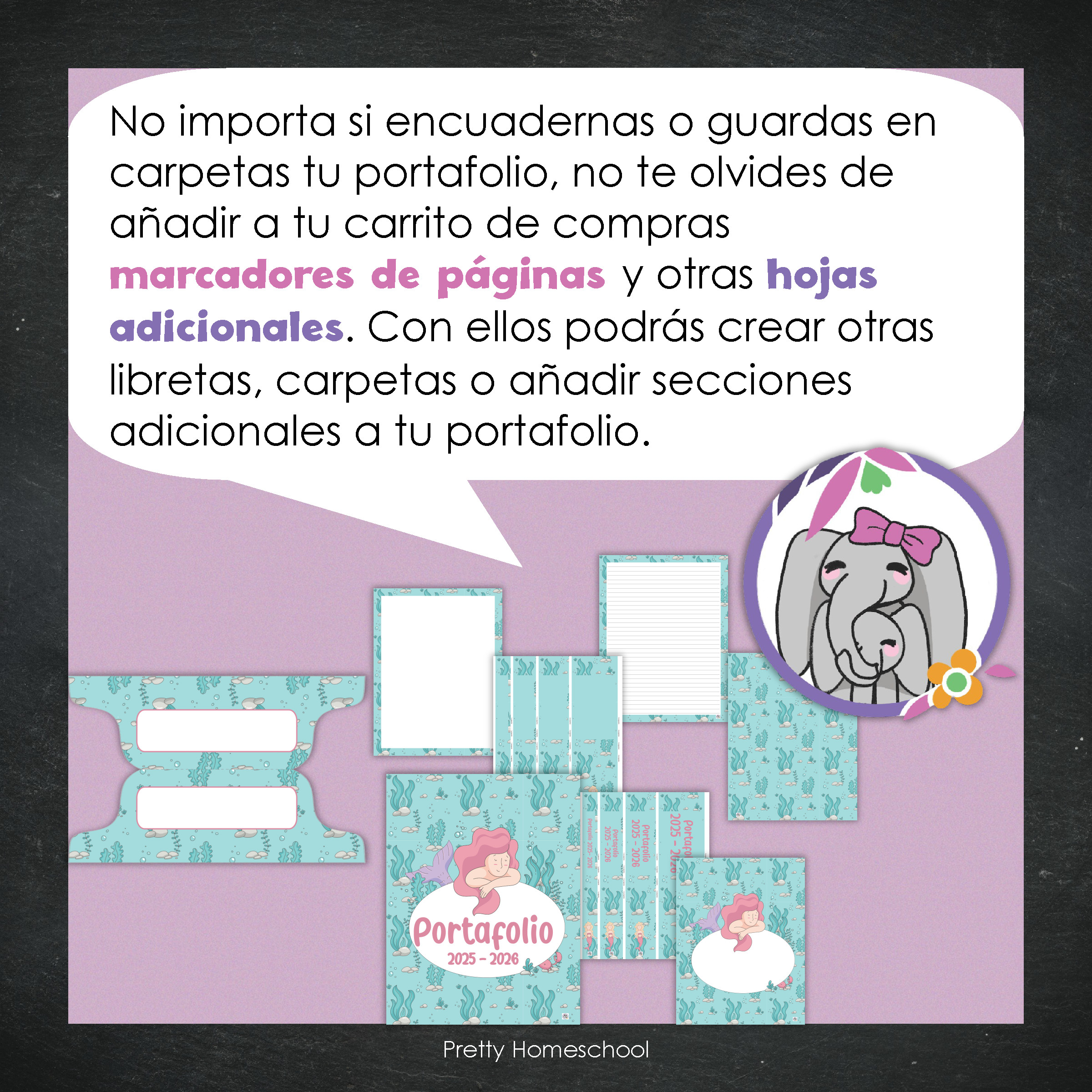 Portafolio Homeschooler 2025–2026 – Sirenas (Digital SOLAMENTE)