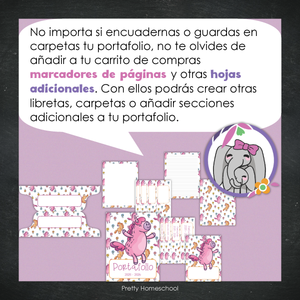 Portafolio Homeschooler 2025 – 2026 - Unicornios - Impreso