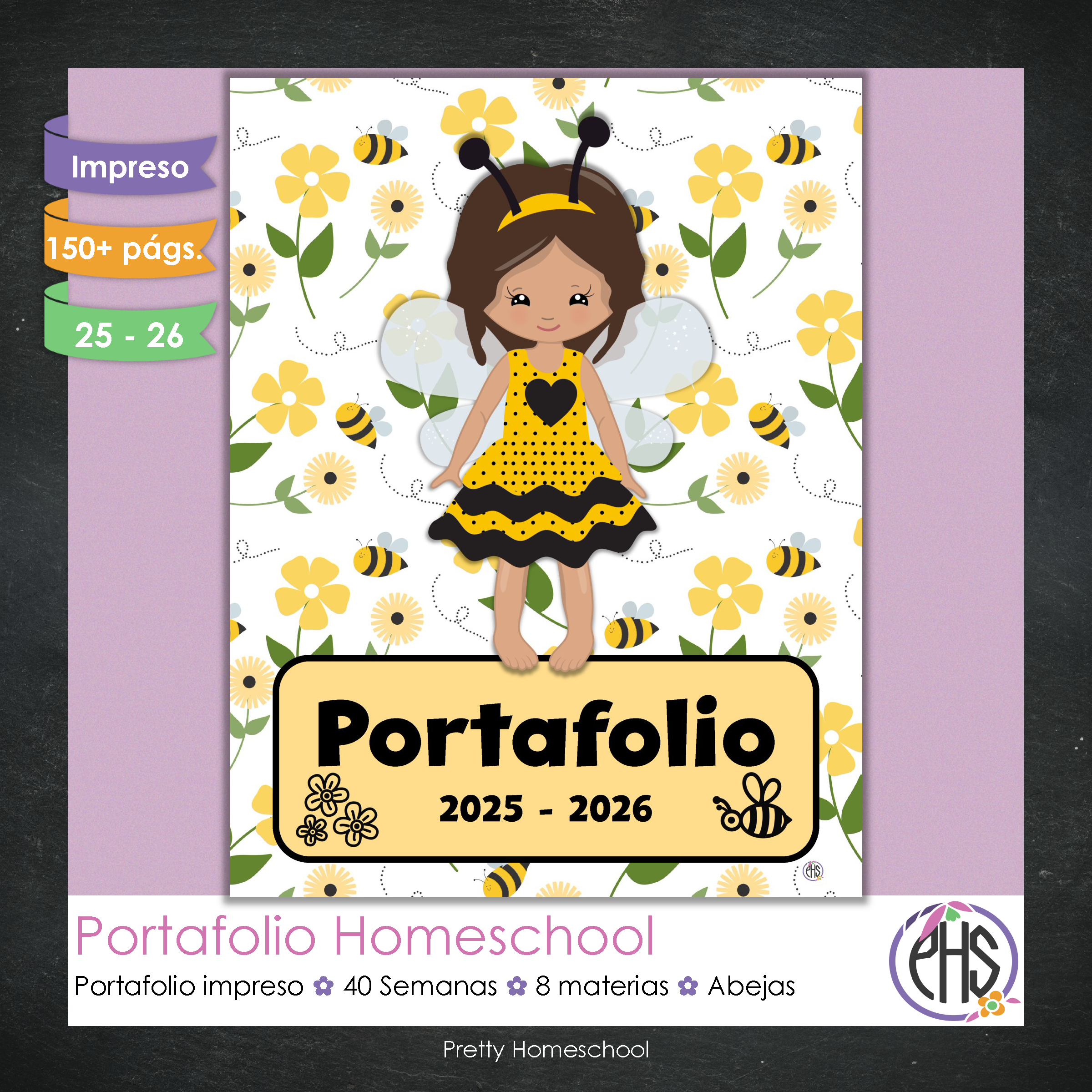 Portafolio Homeschooler 2025 – 2026 - Abejas - Impreso