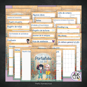 Portafolio Homeschooler 2025 – 2026 - Anime  - Impreso