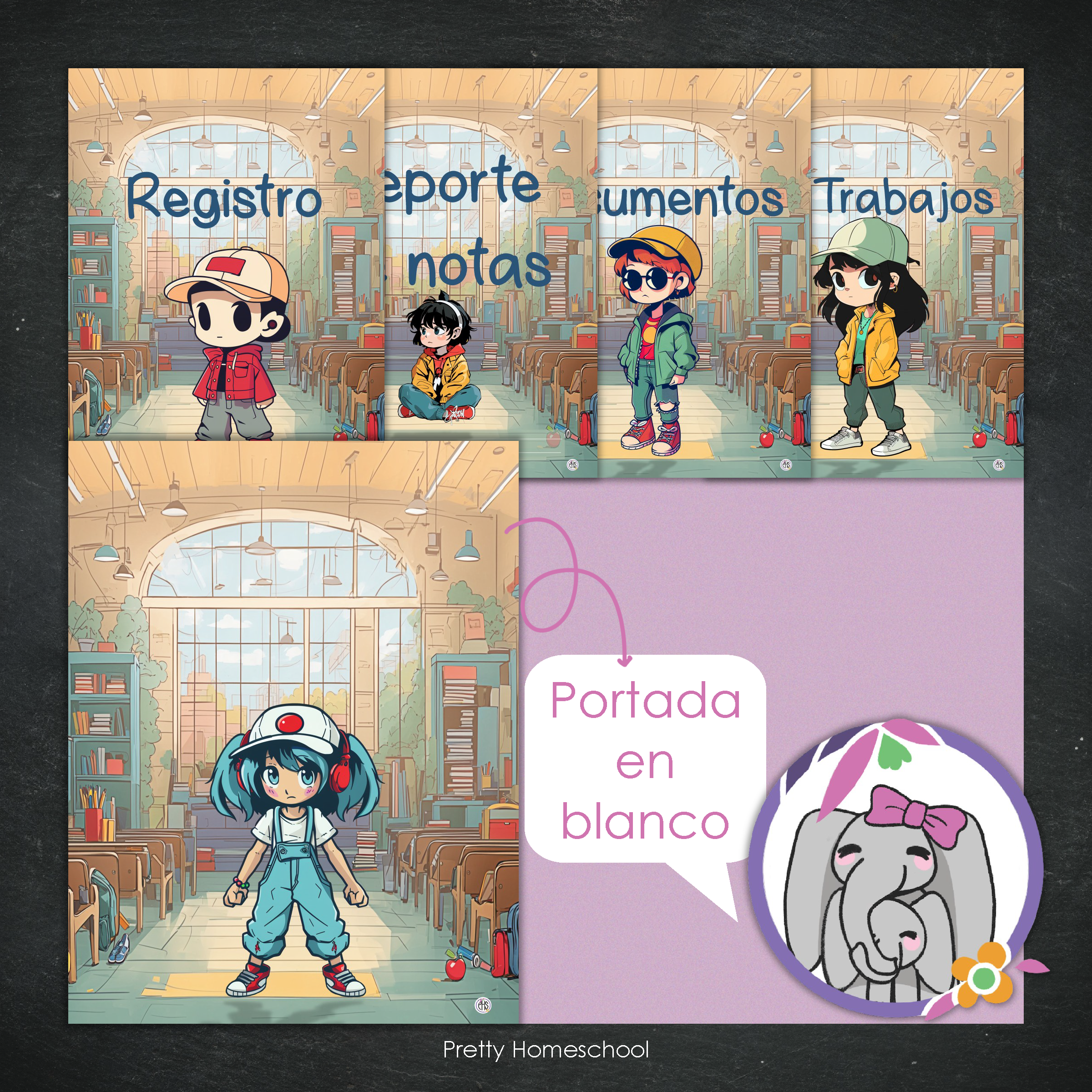 Portafolio Homeschooler 2025 – 2026 - Anime  - Impreso