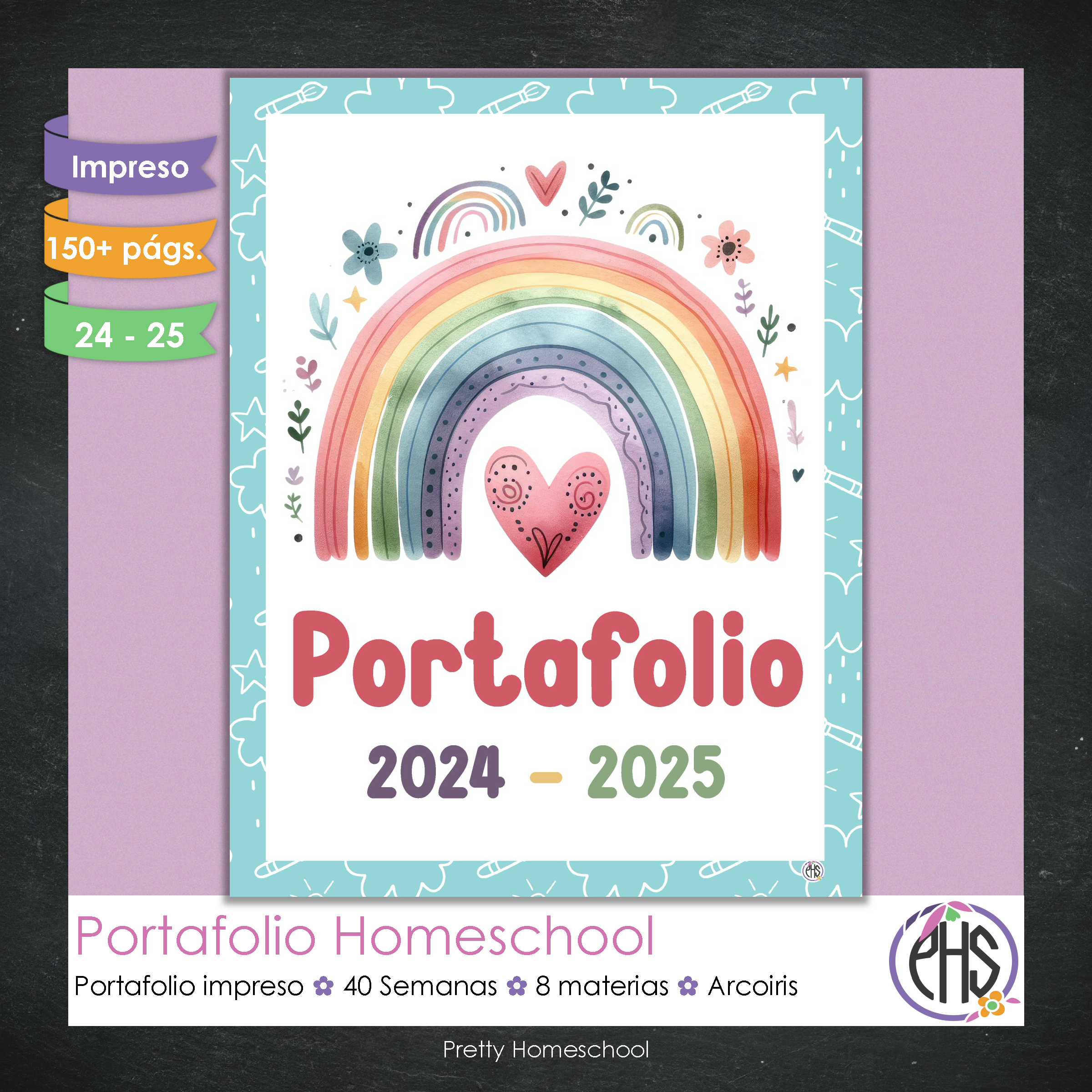 Portafolio Homeschooler 2025 – 2026 - Arcoiris  - Impreso