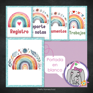 Portafolio Homeschooler 2025 – 2026 - Arcoiris  - Impreso