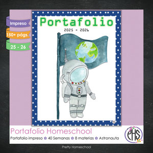 Portafolio Homeschooler 2025 – 2026 - Astronauta  - Impreso