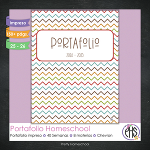 Portafolio Homeschooler 2025 – 2026 - Chevron  - Impreso