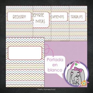 Portafolio Homeschooler 2025 – 2026 - Chevron  - Impreso