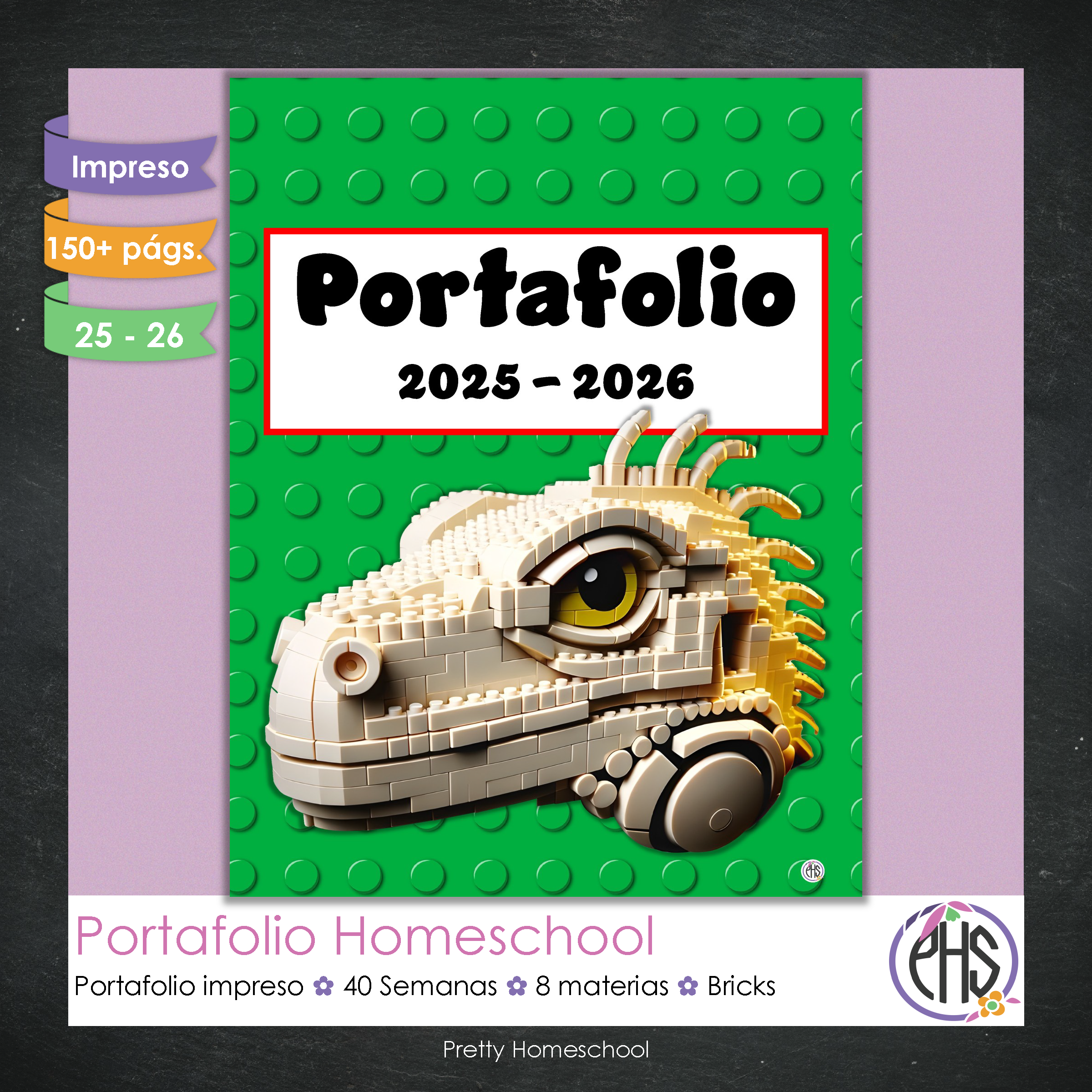 Portafolio Homeschooler 2025 – 2026 - Bricks - Impreso