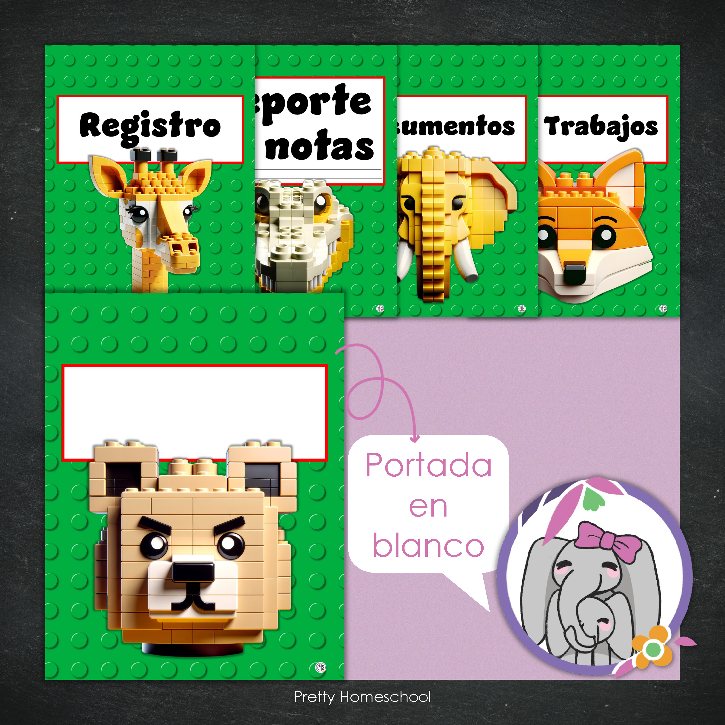 Portafolio Homeschooler 2025 – 2026 - Bricks - Impreso