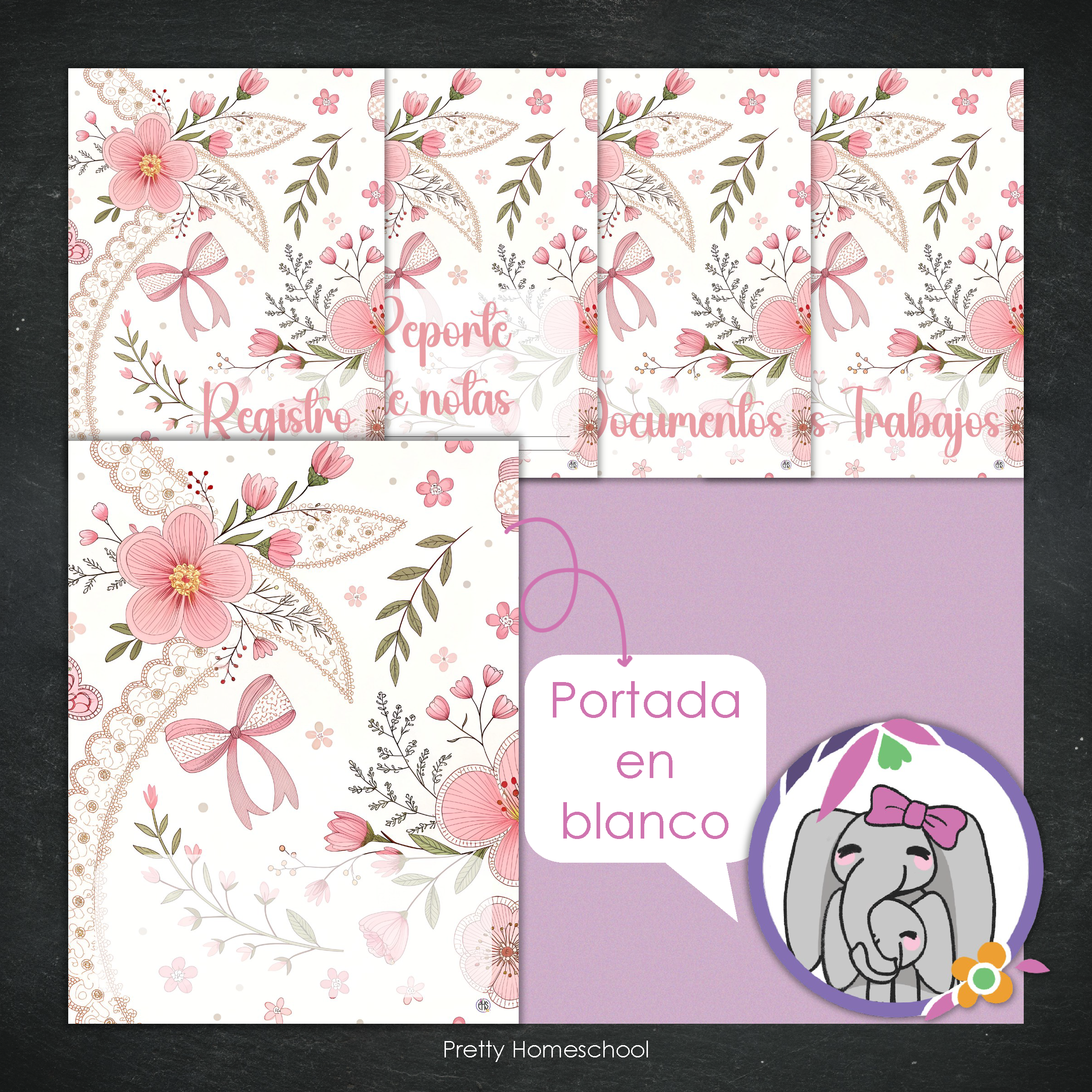Portafolio Homeschooler 2025 – 2026 - Coquette - Impreso