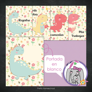 Portafolio Homeschooler 2025 – 2026 - Dinosaur Girl - Impreso