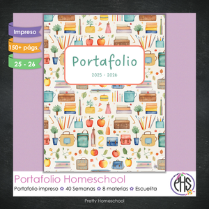 Portafolio Homeschooler 2025 – 2026 - Escuelita - Impreso