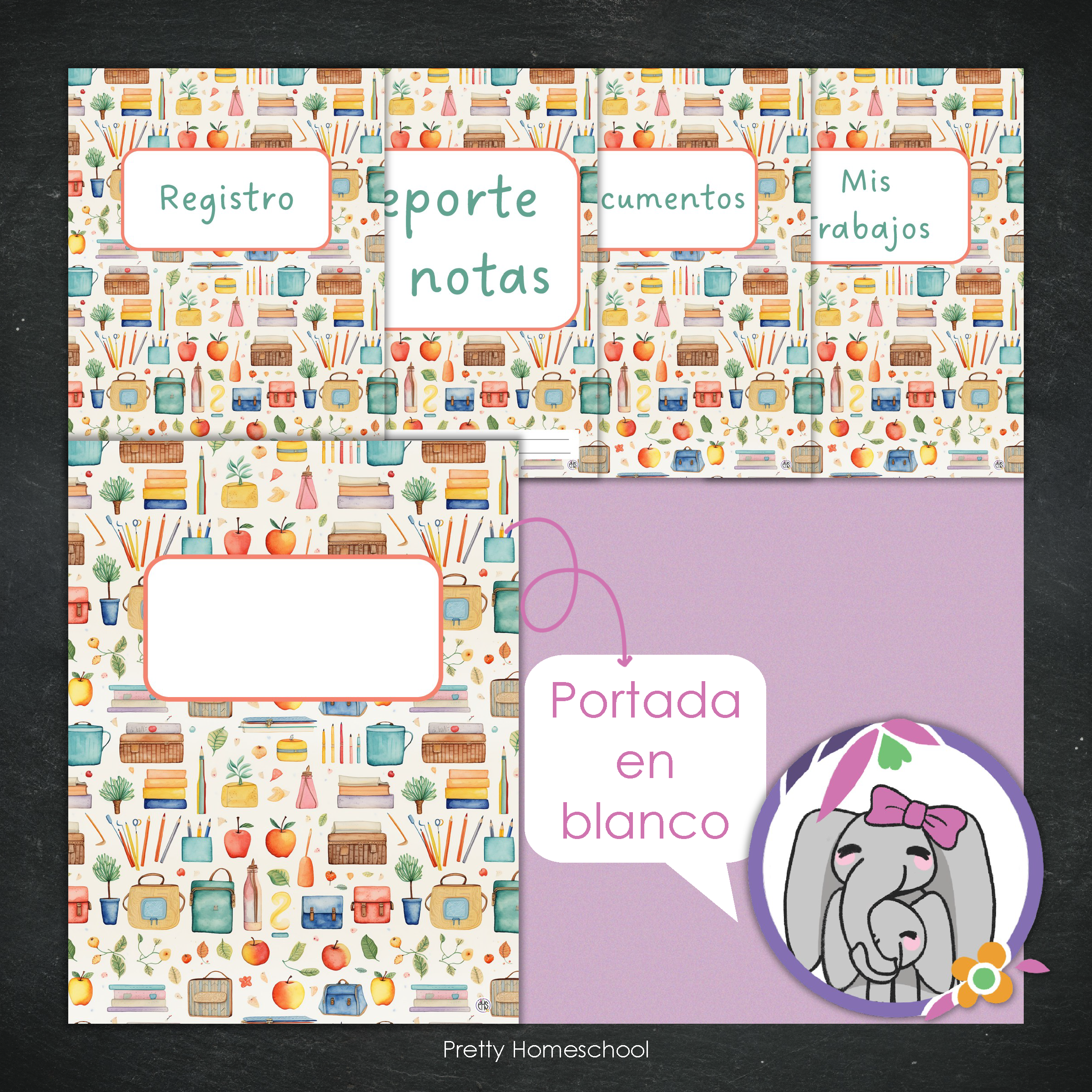 Portafolio Homeschooler 2025 – 2026 - Escuelita - Impreso