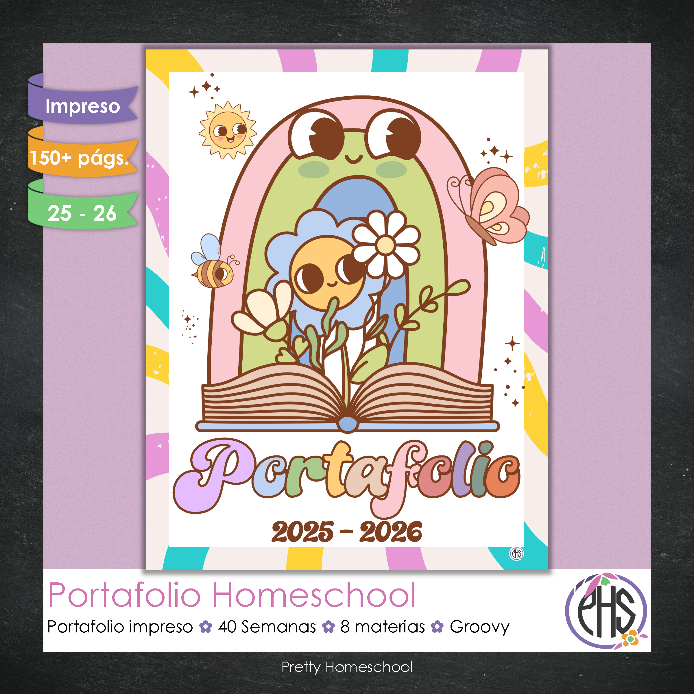 Portafolio Homeschooler 2025 – 2026 - Escuelita groovy - Impreso