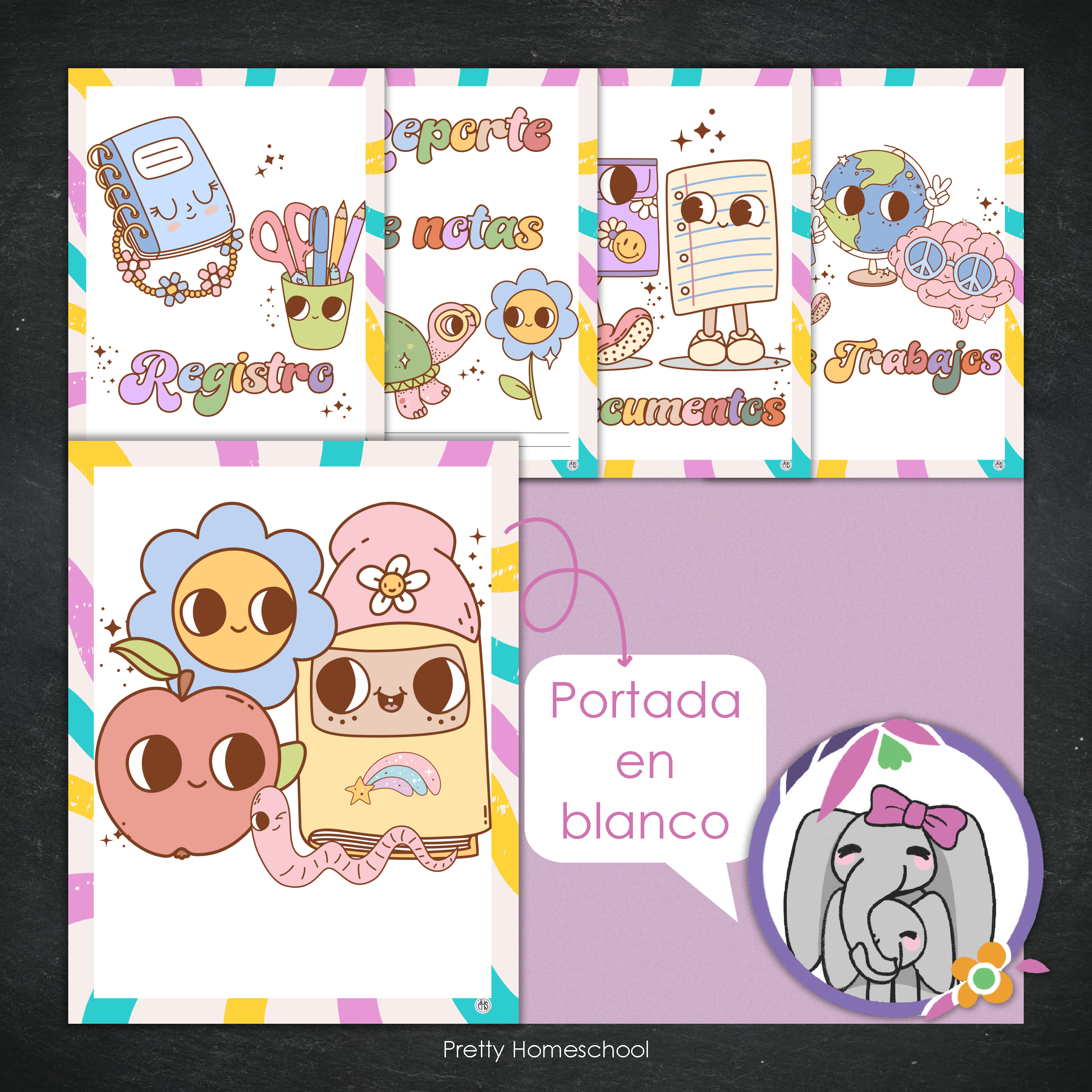 Portafolio Homeschooler 2025 – 2026 - Escuelita groovy - Impreso