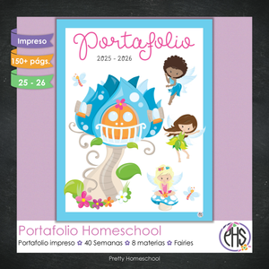Portafolio Homeschooler 2025 – 2026 - Fairies - Impreso