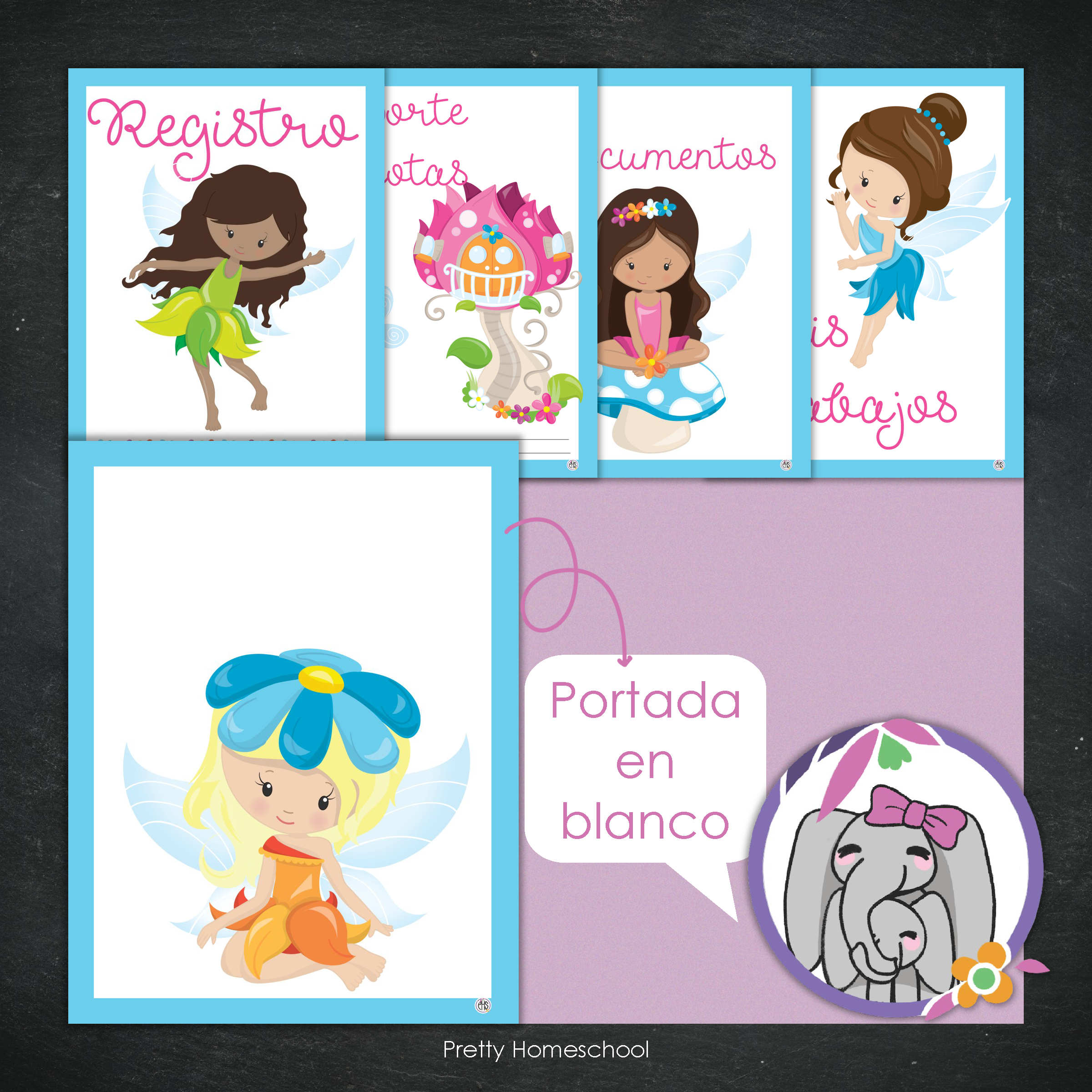 Portafolio Homeschooler 2025 – 2026 - Fairies - Impreso