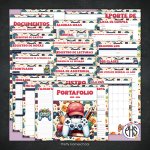 Portafolio Homeschooler 2025 – 2026 - Gamer School - Impreso
