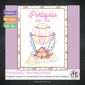 Portafolio Homeschooler 2025 – 2026 - Hot Air Ballons - Impreso