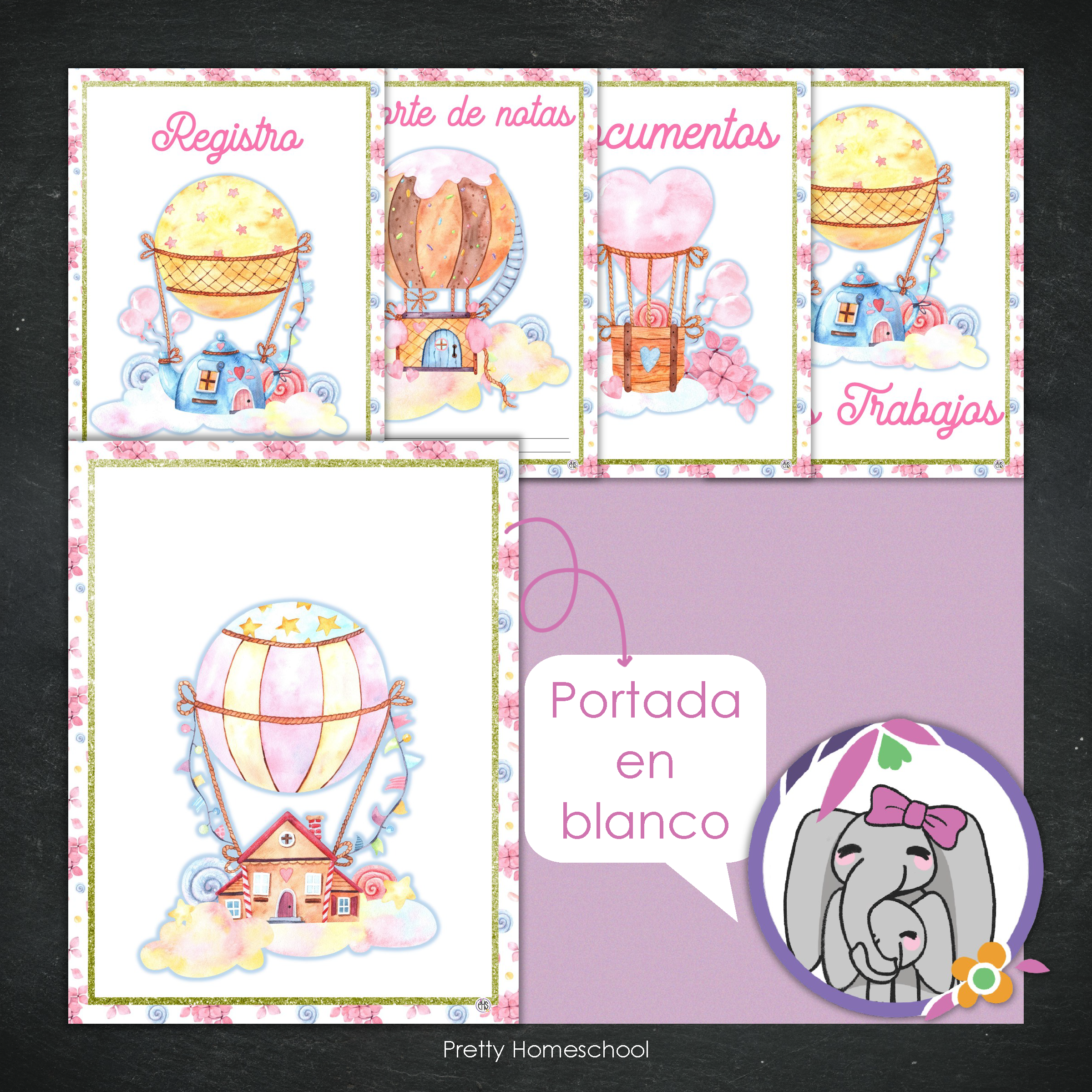Portafolio Homeschooler 2025 – 2026 - Hot Air Ballons - Impreso