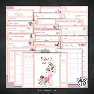 Portafolio Homeschooler 2025 – 2026 - Llama - Impreso