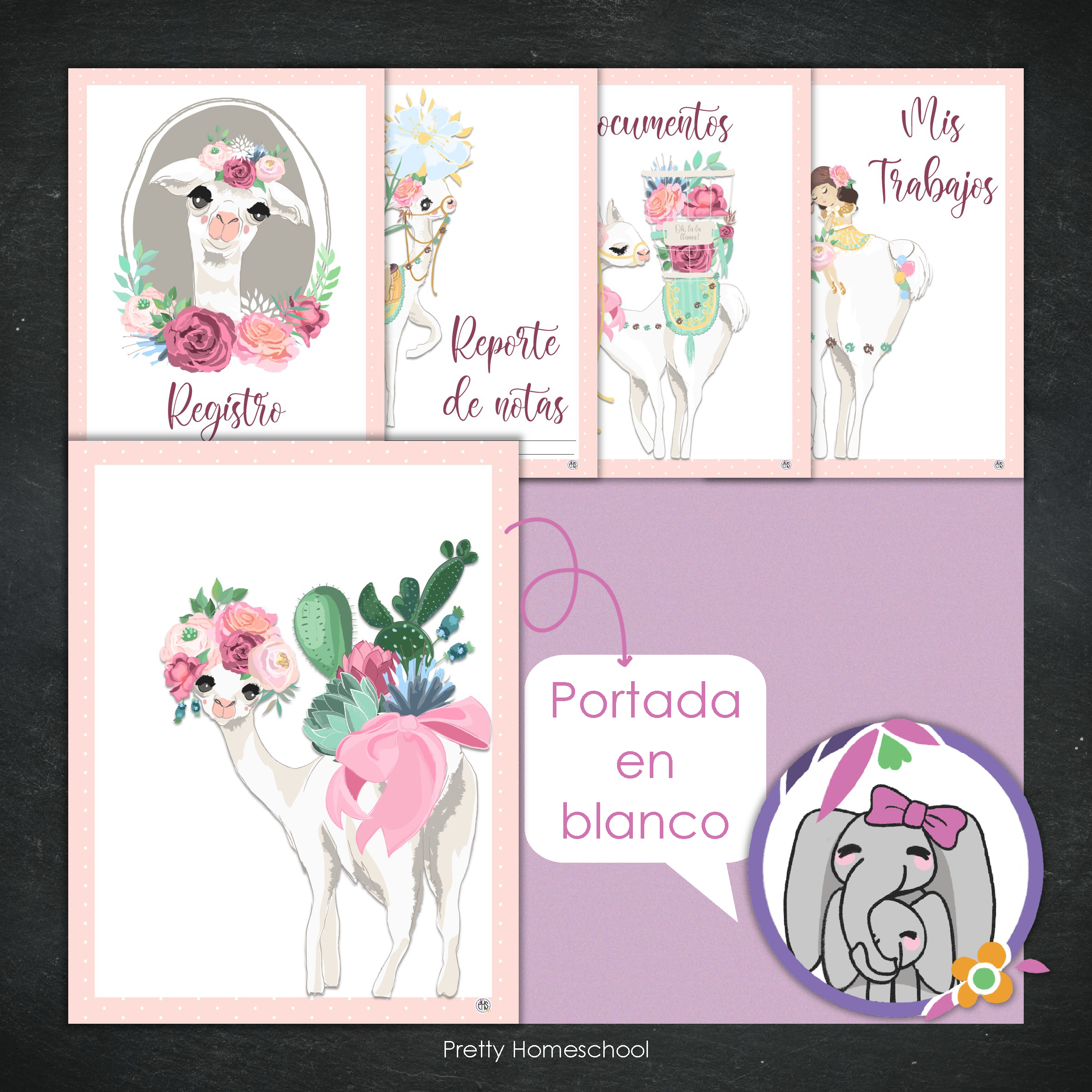 Portafolio Homeschooler 2025 – 2026 - Llama - Impreso