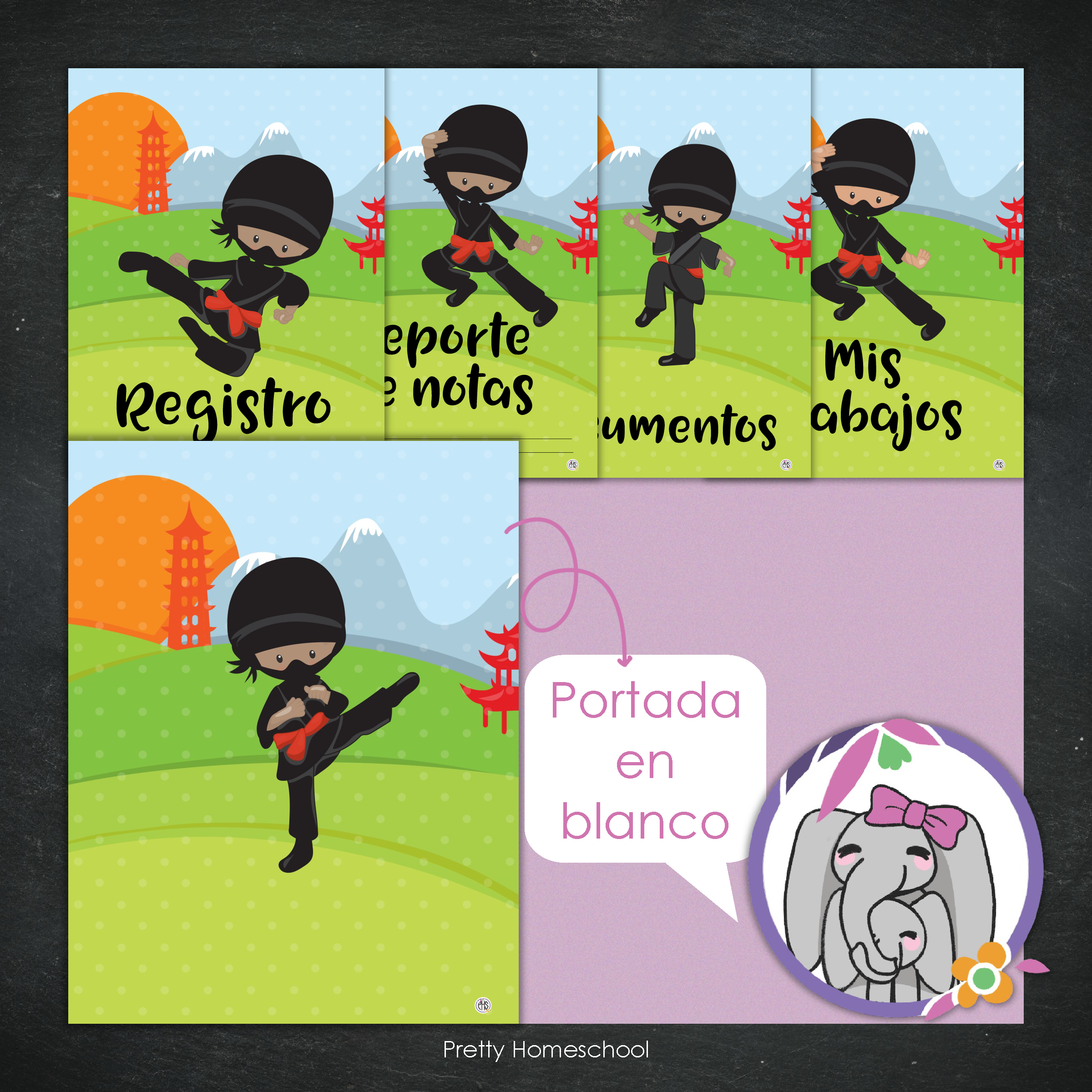 Portafolio Homeschooler 2025 – 2026 - Ninja - Impreso