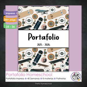 Portafolio Homeschooler 2025 – 2026 - Patinetas - Impreso