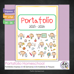 Portafolio Homeschooler 2025 – 2026 - Peques - Impreso