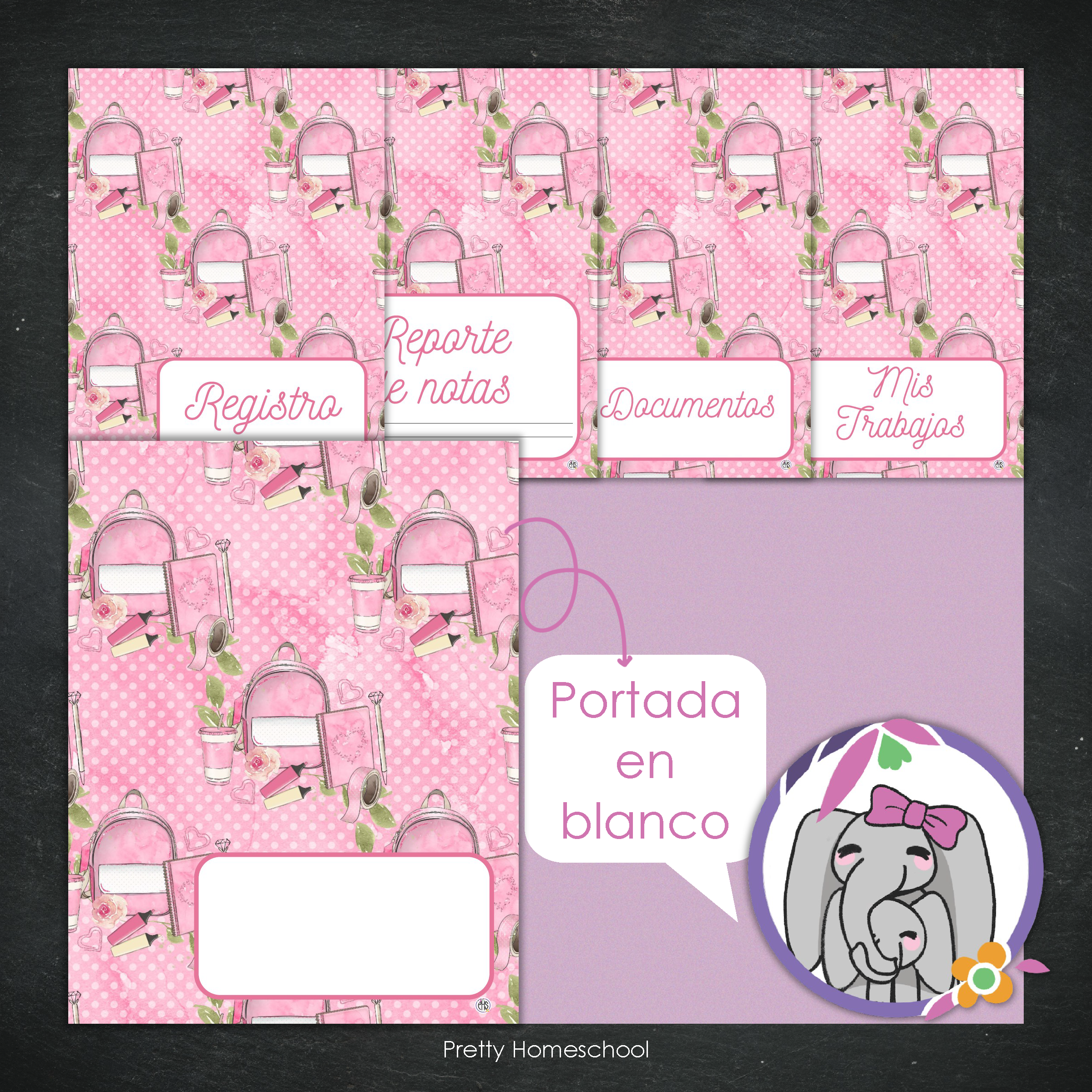 Portafolio Homeschooler 2025 – 2026 - Pink School - Impreso