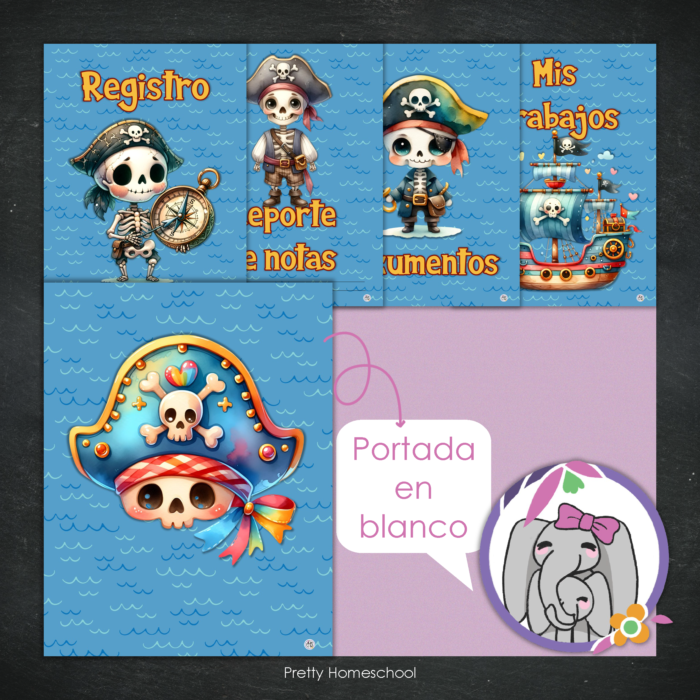 Portafolio Homeschooler 2025 – 2026 - Piratas - Impreso