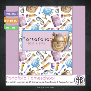 Portafolio Homeschooler 2025 – 2026 - Purple School - Impreso