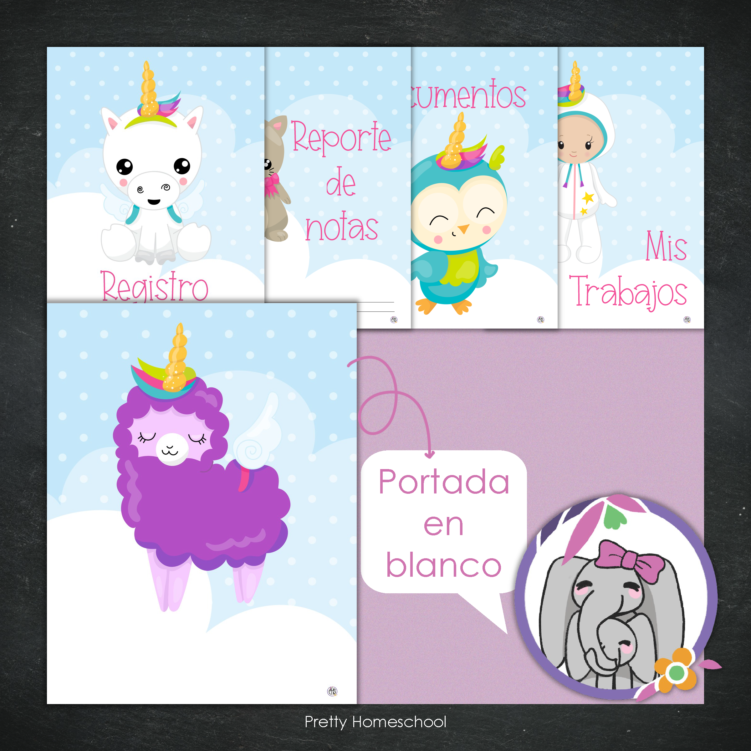 Portafolio Homeschooler 2025 – 2026 - Quiero ser unicornio - Impreso