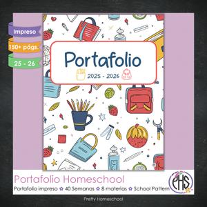 Portafolio Homeschooler 2025 – 2026 - School Pattern - Impreso