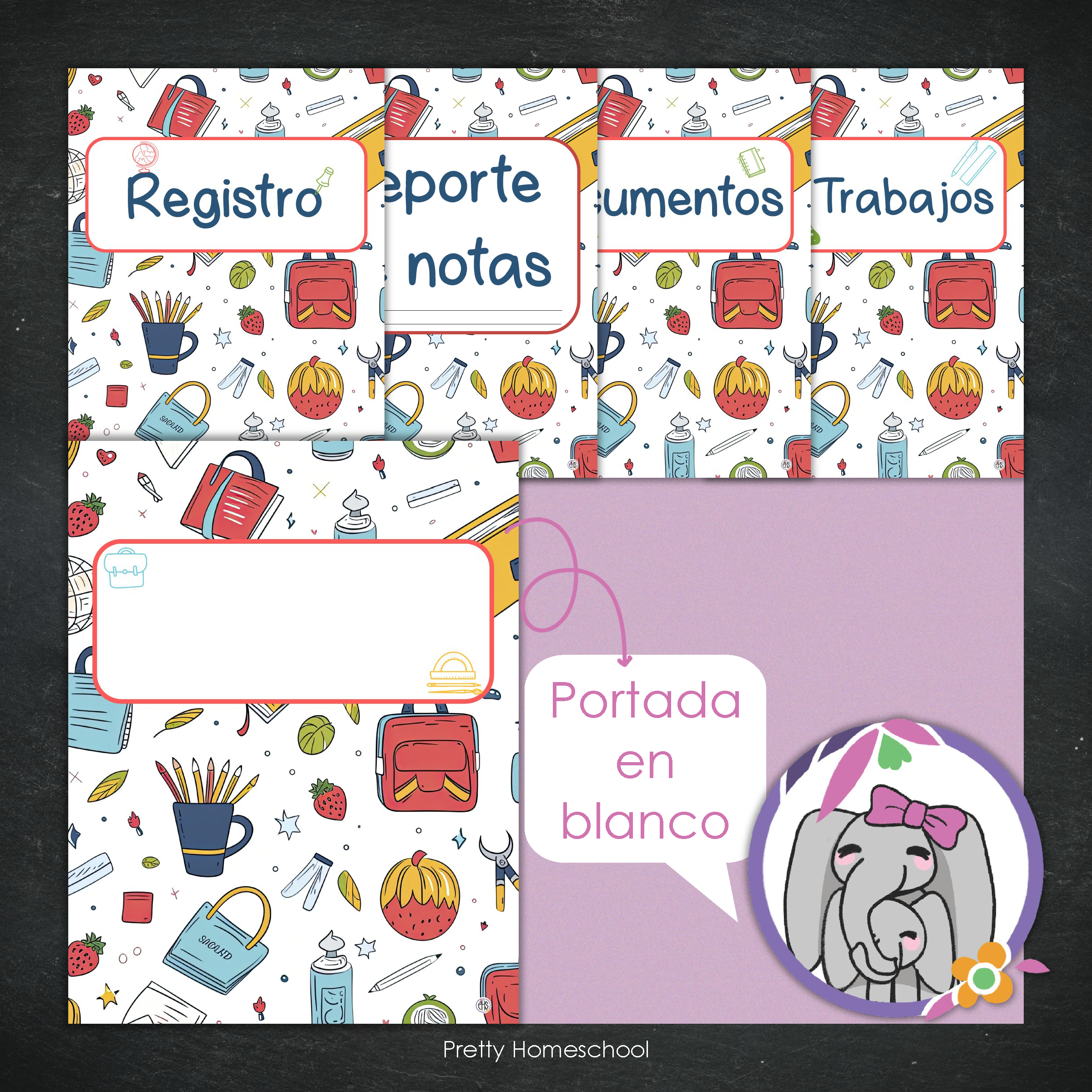 Portafolio Homeschooler 2025 – 2026 - School Pattern - Impreso