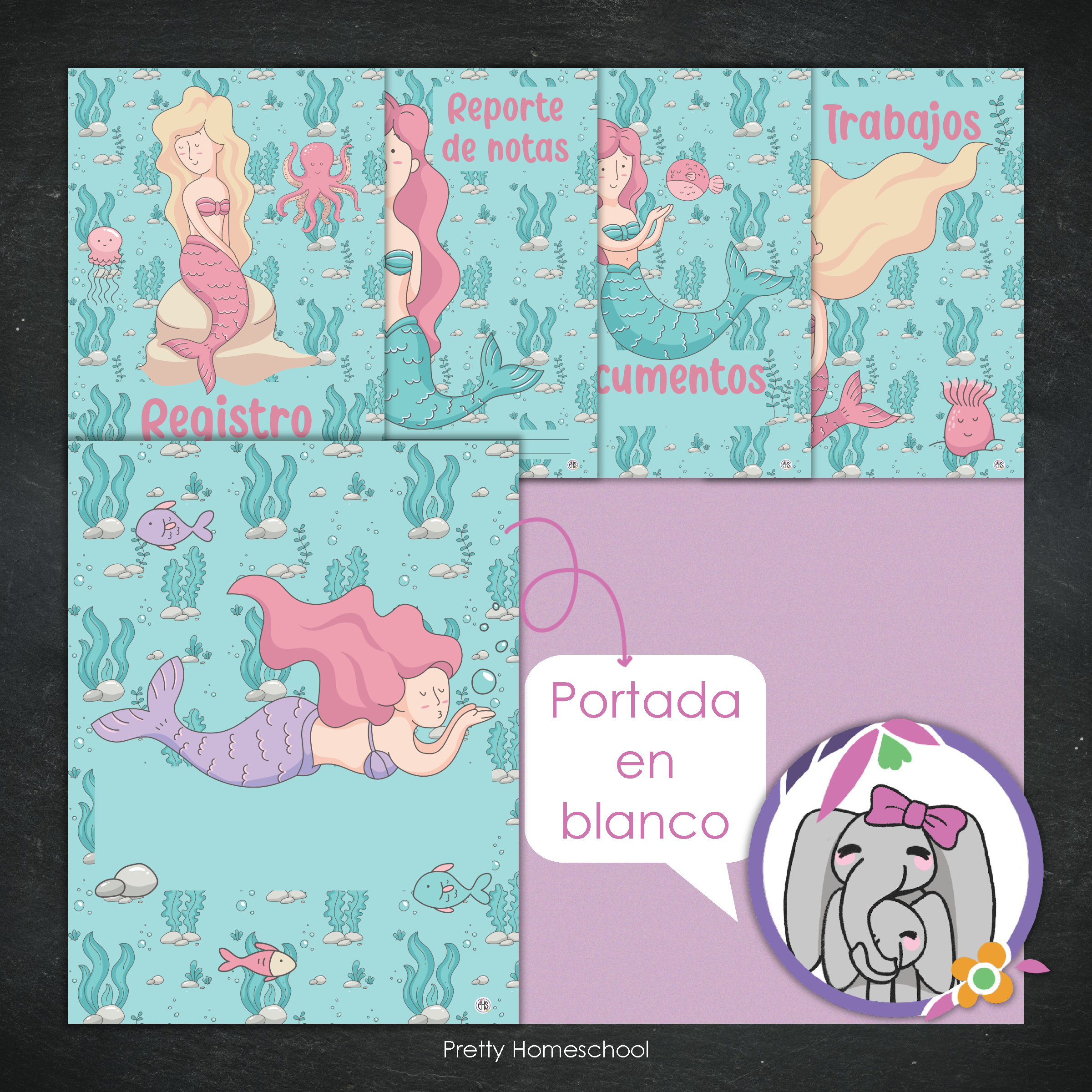 Portafolio Homeschooler 2025 – 2026 - Sirenas - Impreso