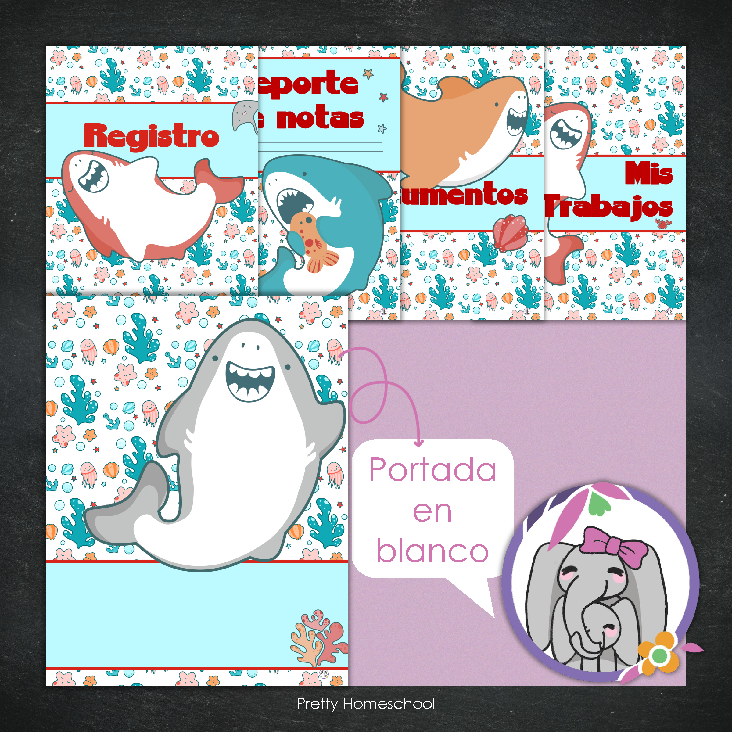 Portafolio Homeschooler 2025 – 2026 - Tiburones - Impreso